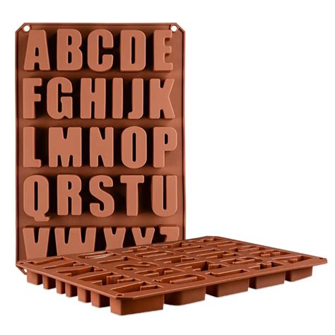 chocolate molds alphabet letters|silicone fridge letter molds.